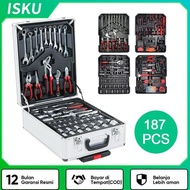 ISKU Workshop Tools 187 PCS Tool Kit and Suitcase House