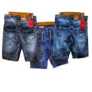 Men's Ripped Jeans Shorts Jeans Bottoms Ripped Short Jeans 13oz Regular