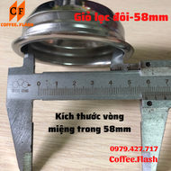 Giỏ Lọc (Filter Basket)  Đơn Đôi 58mm- Chén lọc đơn đôi cho tay pha máy cà phê.
