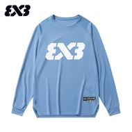 3V3 Sports T-Shirt Men American Style Shooting Uniform Basketball Long-Sleeved Training Uniform Roun