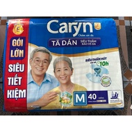(40 Pieces Inside) - 1 Pack of Caryn M40 Super Absorbent Diapers - Hip circumference: 61 to 106 cm -