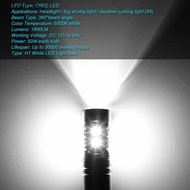 qiuwu2e 1 Pair H1 LED Headlight Bulbs Super Bright Car Headlights Car Light MY