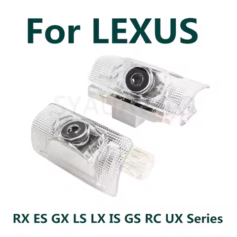 LED Car Door Welcome Logo Ghost Shadow Light Accessories For LEXUS ES200 ES250 ES260 ES300 ES330 ES3
