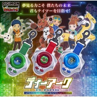 Digimon D-Ark Tamers Digivice 25th Color Evolution (Red Takato 松田啓人, Blue Rika 牧野留姫, Green Lee JianL