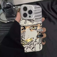 JOJO's Fantasy Adventure Part 7-STEEL BALL RUN Black White Shock-resistant iPhone Phone Protective C