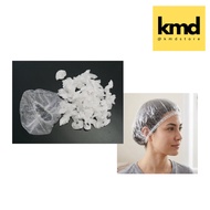 Shower Cap Plastic Type Disposable Pink Pack Of 100 Pieces Flexible Up To 37 Cm As Shown In The Pict