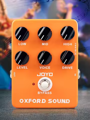 JOYO JF-22 OXFORD SOUND Amp Simulator Guitar Overdrive Distortion Pedal Analog Circuit Classic Briti