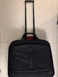 Delsey Black Rolling Suitcase Cabin bag 拉桿電腦喼包行李箱