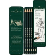 FABER-CASTELL 9000 GRAPHITE PENCIL SET OF 6 (HB-8B)