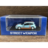 Brand New street weapon 1: 64 Honda civic civic EG6 Bay Painting Alloy Car Model Collection Ornament