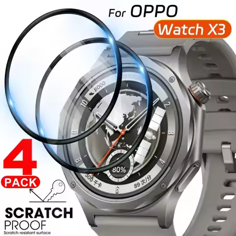 For Oppo Watch X3 Screen Protector Curved Edge Film for Oppo Watch X3 Anti-scratch Protective Cover 