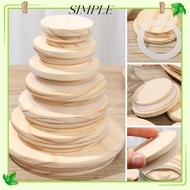 SIMPLESHOP Wood Lids Reusable Bottle Sealing Caps Compatible Canning Storage
