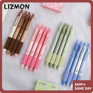 LIZMON 4PCS Ballpoint Pen Coffee Beans Cute Office School Supplies For Writing Neutral Pen