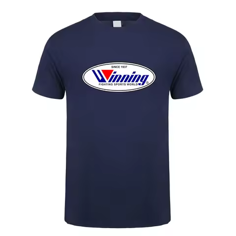 2025 Winning Boxing T Shirt Summer Men Cotton Short Sleeve T-shirts Winning Boxing Man Tops Tee