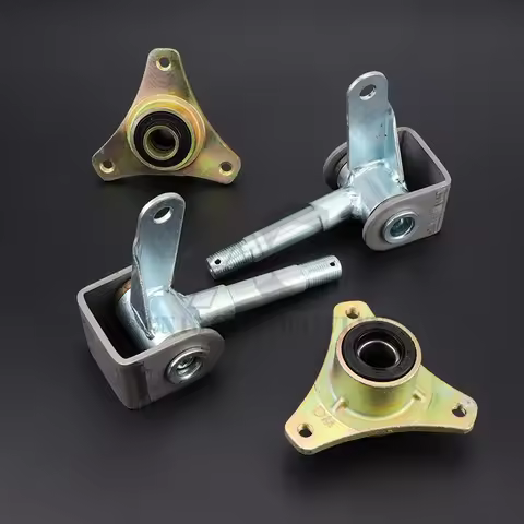 1 Pair 6 Inch Go Kart Front Knuckle Spindle Hub Fits DIY China 110cc 168 200F Go Kart Dirt Bike ATV 