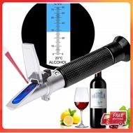 ATC 0 - 80% alcohol concentration meter in solutions, alcohol and beer ️ Refractometer measures alco