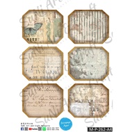 Decoupage Paper - Flea Market