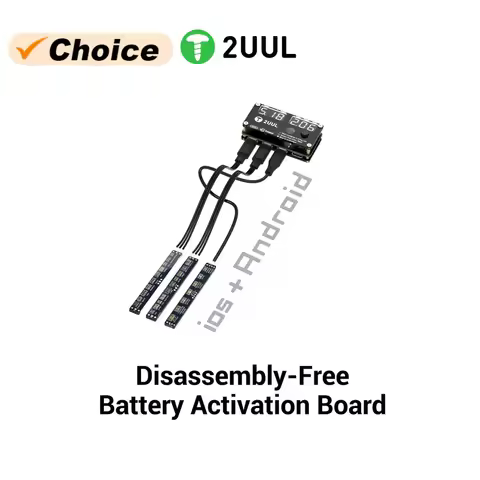 2UUL BT05 Battery Activation Board Support IP 8G-17ProMax & Android No Disassembly Battery Charging
