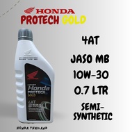 Engine oil Honda Protech GOLD 4AT JASO MB 10W-30 SEMI-SYNTHETIC for Scooter