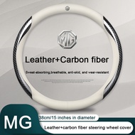 Car steering wheel cover new for MG 3 5 6 7 ZS HS GS EHS EZS GT ZT TF Car 38cm Diameter Four Seasons