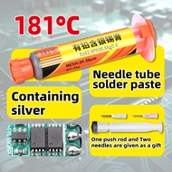 Solder paste with lead and silver in 181 degree needle tube SMT patch assembly BGA semiconductor pac