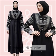 Hikmat Fashion Original A9699-02 Abaya Hikmat noerbutikmuslim Gamis