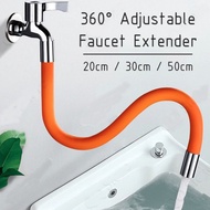 Faucet Extension Extender Rotating Water Tap Extension Pipe Kitchen Getah Paip Air Sambungan Paip Si