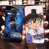 HW-11 Detective Conan Glass Casing for Xiaomi Redmi Note poco X3 9S M2 9 NFC Pro