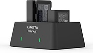 LIMETA CR2 Air Dual Channel Camera Battery Charger Set with APP - NP-FZ100, NP-FW50, NP-BX1 - Type-C