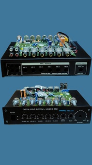 box dan kit digital echo sytem+ mixer 6 mic mandolin