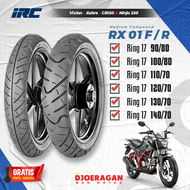 Ban Motor Sport Depan Belakang IRC ROAD WINNER RX-01 Ring 17 CBR150R CB150R R15 R25 XSR W175