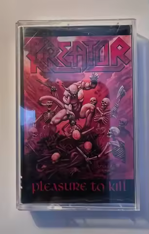 Thrash Metal Kreator Mille Petrozza Music Tape Pleasure to Kill Album Ripping Corpse Cassettes Cospl
