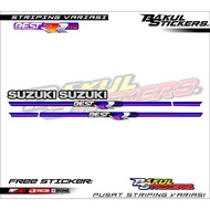 SUZUKI VARIATION STRIPING BESTSUZUKI 110 RR - ORIGINAL STYLE MOTORCYCLE STICKER LIST/ BEST 110 RRSUZ