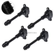 4Pcs 22448-6N015 Ignition Coil For Nissan Sentra 1.8L Almera N16 Primera AIC-4004G 22448-6N011 22448