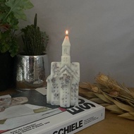 教堂建築大豆蠟燭