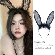 santa hat Christmas headdress Christmas Rabbit Ear Headwear Party Headband Cat Girl Hair Accessories