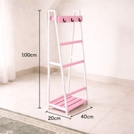 GANTUNGAN Minimalist Prayer Rug & Prayer Rug Rack - Aesthetic Solid Wood Prayer Beads Hanging Rack