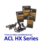 ACL Race-Series +0.001 More Oil Clearance Main + Rod + Trust Washer Engine Bearings Set: