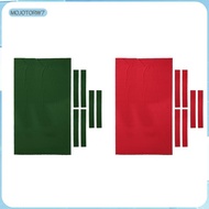 [mojotorw7] Pool Table Cloth with 6Pcs Felt Strips for 9ft Snooker Pool Billiards Table