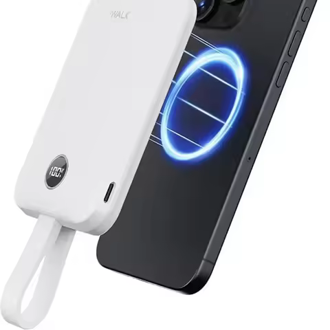 iWALK Magnetic Portable Charger 10000mAh: 15W Wireless Power Bank 30W Fast Charging with USB-C Cable