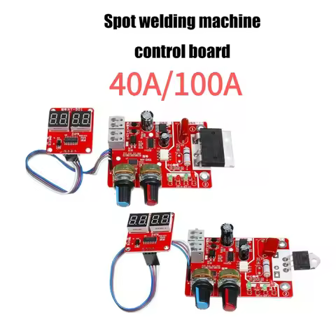 NY-D01 40A/100A Spot Welding Machine Control Board Adjustable Time Current Spot Welder Controller Di