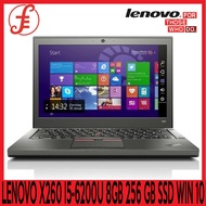 [Refurbished] Lenovo ThinkPad X260 Laptop/ i5 6th Gen/ 8GB RAM/ 256GB SSD/ Win10/ 1 Mth Warranty