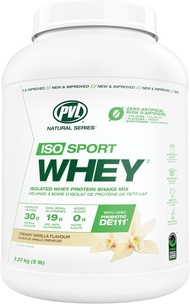 PVL Iso Sport Whey 100% Whey Protein Isolate - 5 Lbs พรีเมียมเวย์โปรตีนไอโซเลท สร้างกล้ามเนื้อ ลดไขม