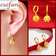 916 gold Korea 24k Earring Fashion Lantern Hydrangea Gold Plated(1 pair)