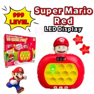 [ Display Screen ] 999 Level Pop It Electronic Quick Game Speed Push Game Electronic Fidget Widget T