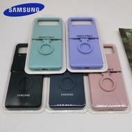 KISSCASE สำหรับ Samsung Galaxy Z Flip 4 3 5G ฝาปิดป้องกันด้านหลังสัมผัสนุ่มเนียน Flip4เคสซิลิโคนด้วยแหวนใส่นิ้วสำหรับ Galaxy Z Flip4เคส Flip3