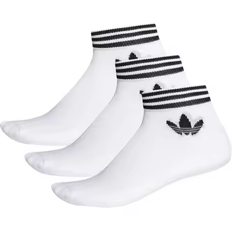 Adidas Trefoil Socks - Non-slip, Unisex, Comfortable 3-Pack, Knit, Breathable, Casual and Stylish Sp