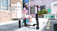 全城熱賣 - X6 迷你摺疊 電動滑板車 超輕量 可換電 電動單車