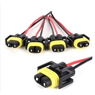 H11 H8 headlight plug / fog lamp socket / waterproof lamp cap socket 2 holes Auto Connector (2 PCS)