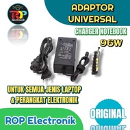 UNIVERSAL 96W LAPTOP CHARGER Adapter + 8 Adapter Sockets